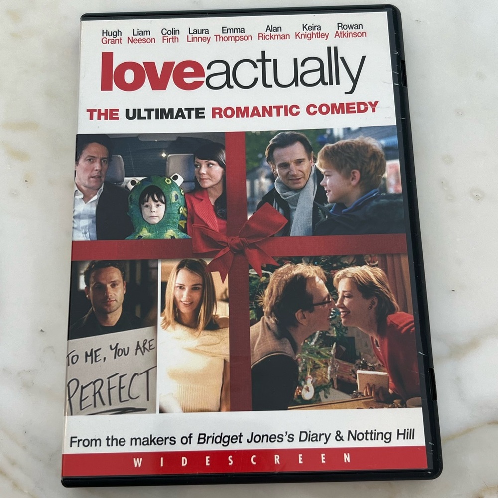 LOVE ACTUALLY WIDESCREEN DVD